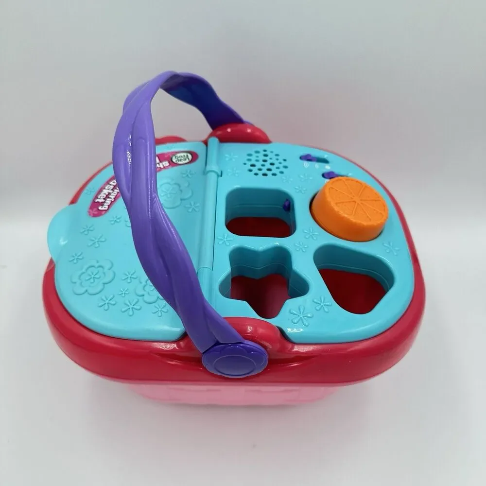 LeapFrog Shapes and Sharing Picnic Basket Interactive Preschool Toy TESTED‎